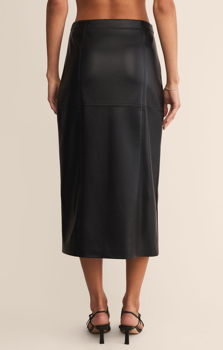 Z-SUPPLY REINE FAUX LEATHER MIDI SKIRT – Runway Boutique MS