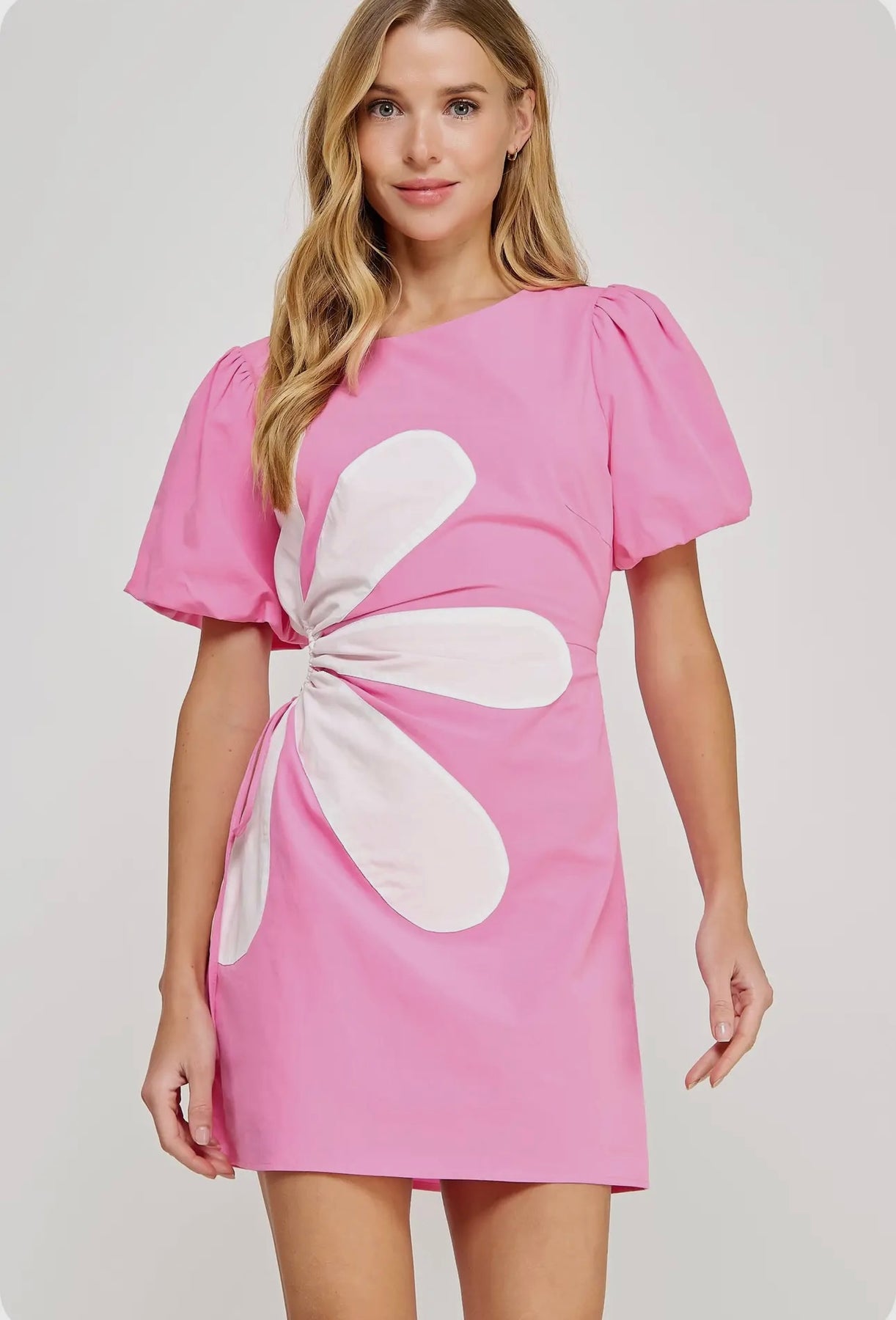 mini side cut dress AKIRA Stay Classy Cut Out Mini Dress